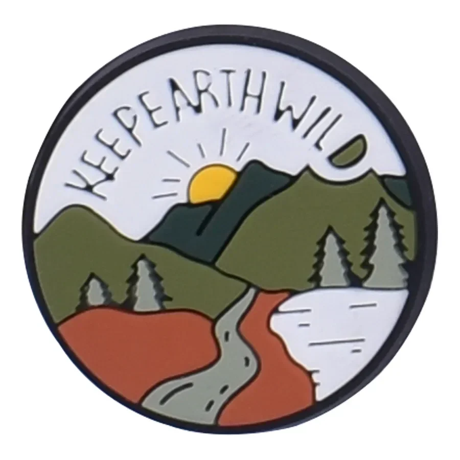 2 Stück / Los Wandern und Camping im Freien Charakter Schuh Charms Designer Zelt Kombination Frauen Tier Schuh Charms Zubehör Mädchen – Detail 8
