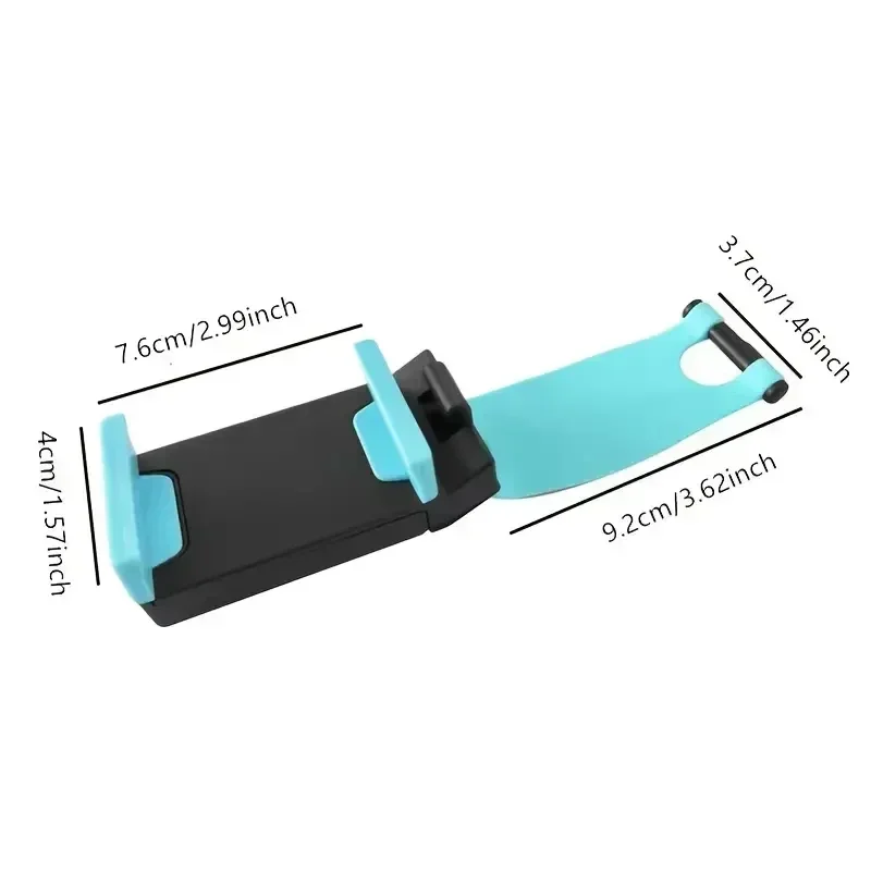 Compact Steering Wheel Phone Mount - Portable Smartphone Holder Clip