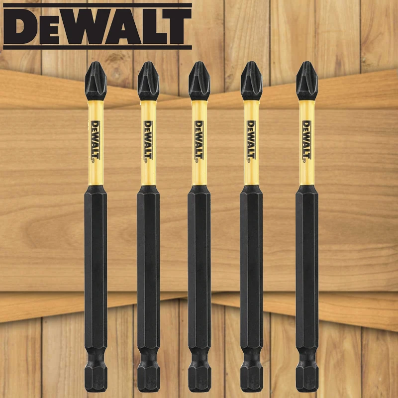 DEWALT Original 89MM Bits PH2 High Speed Steel Hard Alloy For Electric Drill Wrench Screwdriver Metal Drills 5PCS