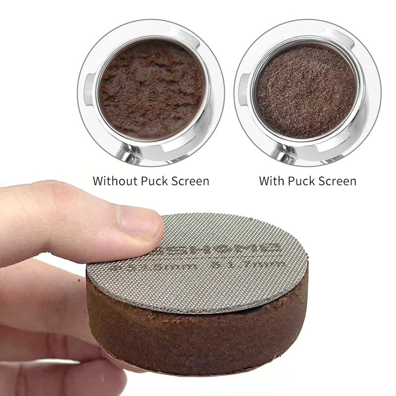 Reusable Espresso Machine Coffee Puck Screen Filter Tool
