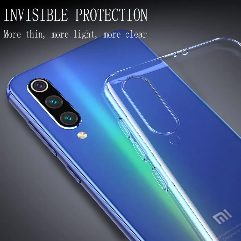 Enhanced Luxury Clear Silicone Soft Case - Transparent Protection and Style
