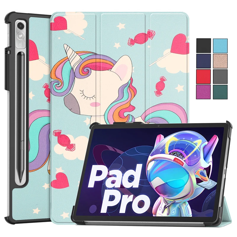 Tablet Per Lenovo Tab P11 Pro Gen 2 Xiaoxin Pad Pro 2022 Custodia Cute Unicorn Cat Painted Pc Back Per Lenovo Tab P11 Pro Gen2 Cover
