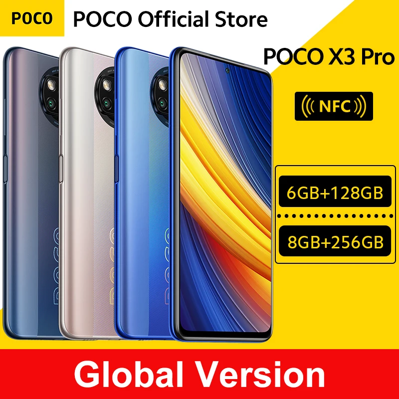 Global Version POCO X3 Pro 128GB / 256GB Snapdragon 860 NFC 6.67