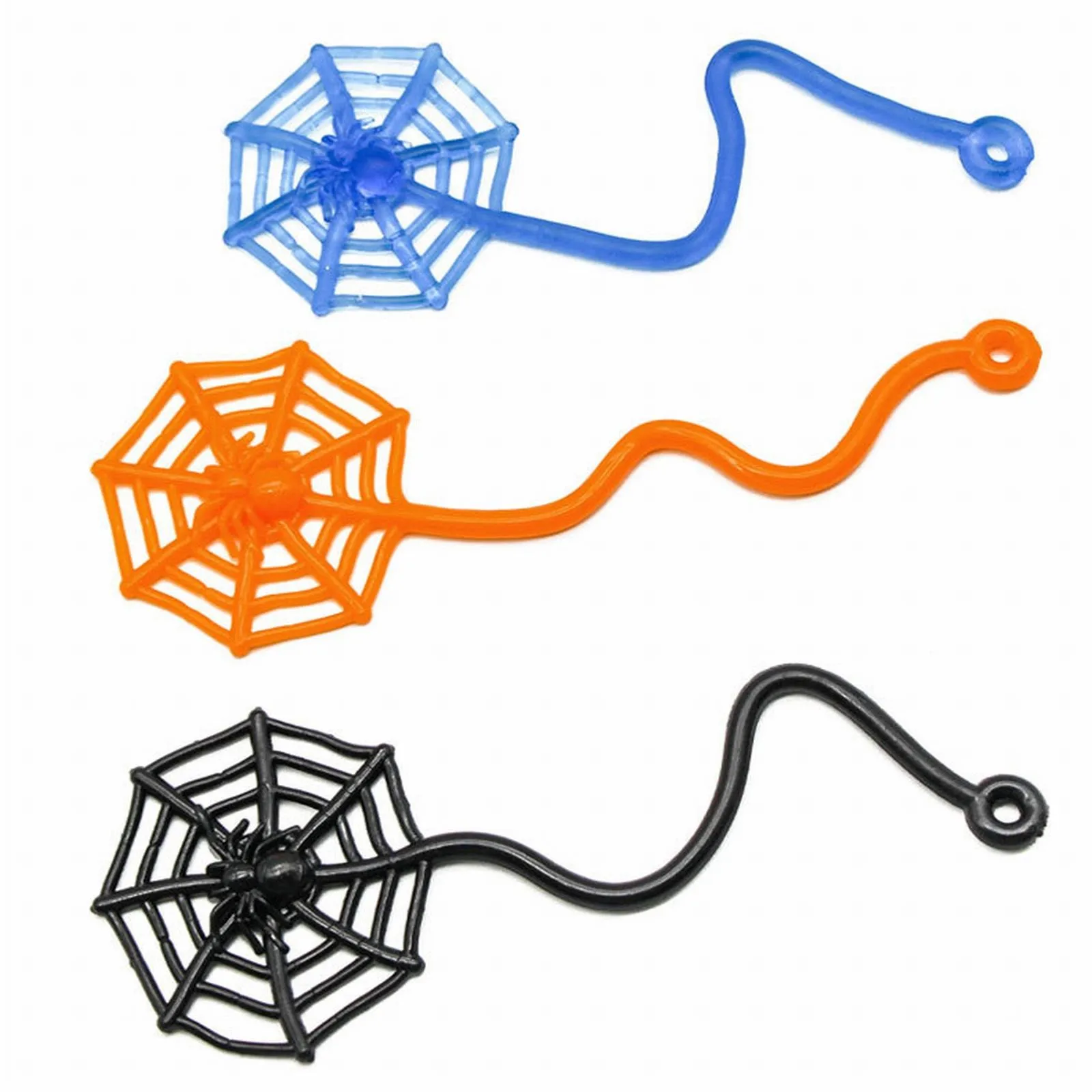 할로윈 스트레치 파티 호의 스티커 메쉬 스트레치 장난감, 할로윈 파티 호의 할로윈 선물 가방 필러 게임 상품