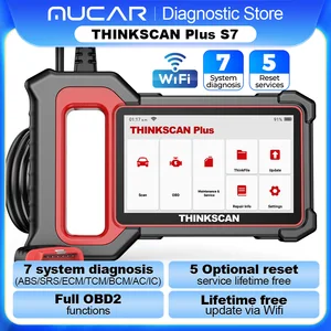 THINKCAR Thinkscan Plus S7/S6/S4 OBD2 Диагностические инструменты Трансмиссия/ABS/SRS Диагностика системы Автомобильный считыватель кодов Автомобильный сканер obd2 для механики