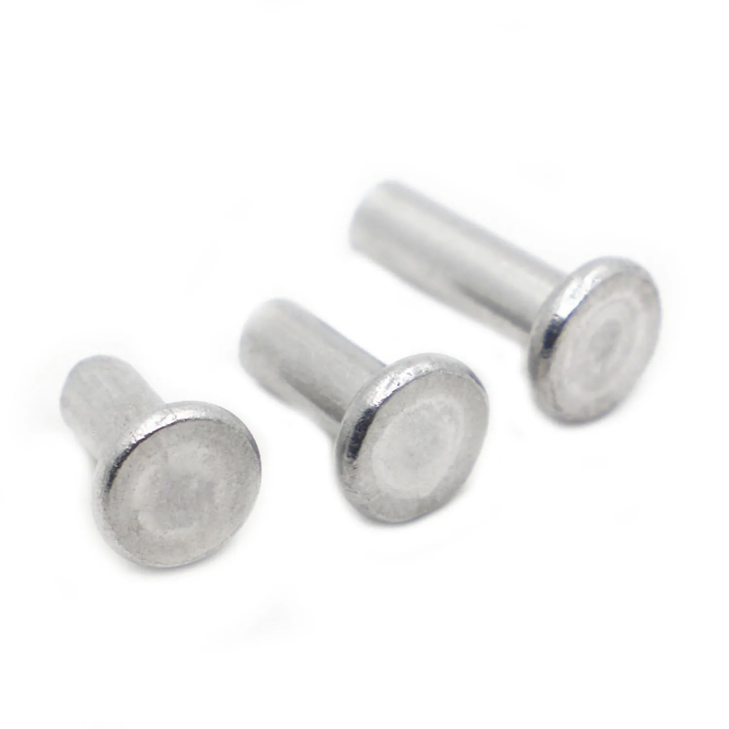 GB109 Flat Head Rivets Aluminum Alloy Solid Rivet M2 M2.5 M3 M4 M5 M6 M8 10-50pcs