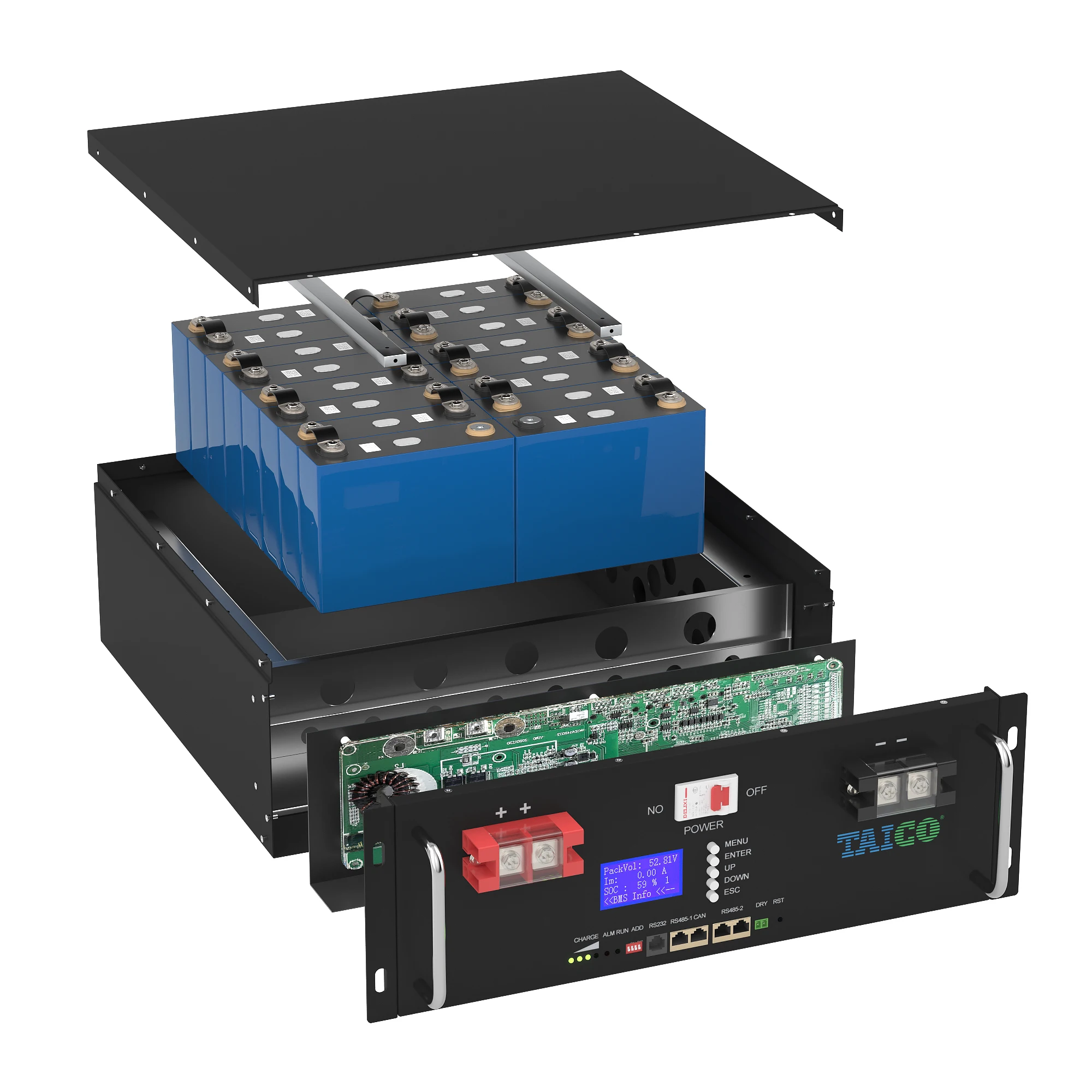 

Cheap Solar Battery LiFePO4 48v 50AH 100ah 5KWh with lifepo4 battery