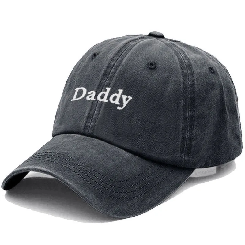 Washed Cotton Baseball Cap for Men & Women Unisex  Daddy Mommy Embroidery Sun Protection Outdoor Sports Golf Caps Dropshipping 4