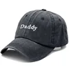 Washed Cotton Baseball Cap for Men & Women Unisex  Daddy Mommy Embroidery Sun Protection Outdoor Sports Golf Caps Dropshipping 4