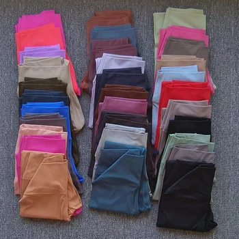 Tinta unita 2.0 Vita alta Palestra Yoga Legging Plus Size Donna Pantaloni sportivi Allenamento completo Jog25" Tasca interna atletica morbida