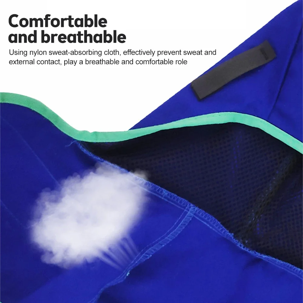 Welding men's fully protective welding cap washable and breathable welding neck sleeve flame retardant protection for welders welding protective gear