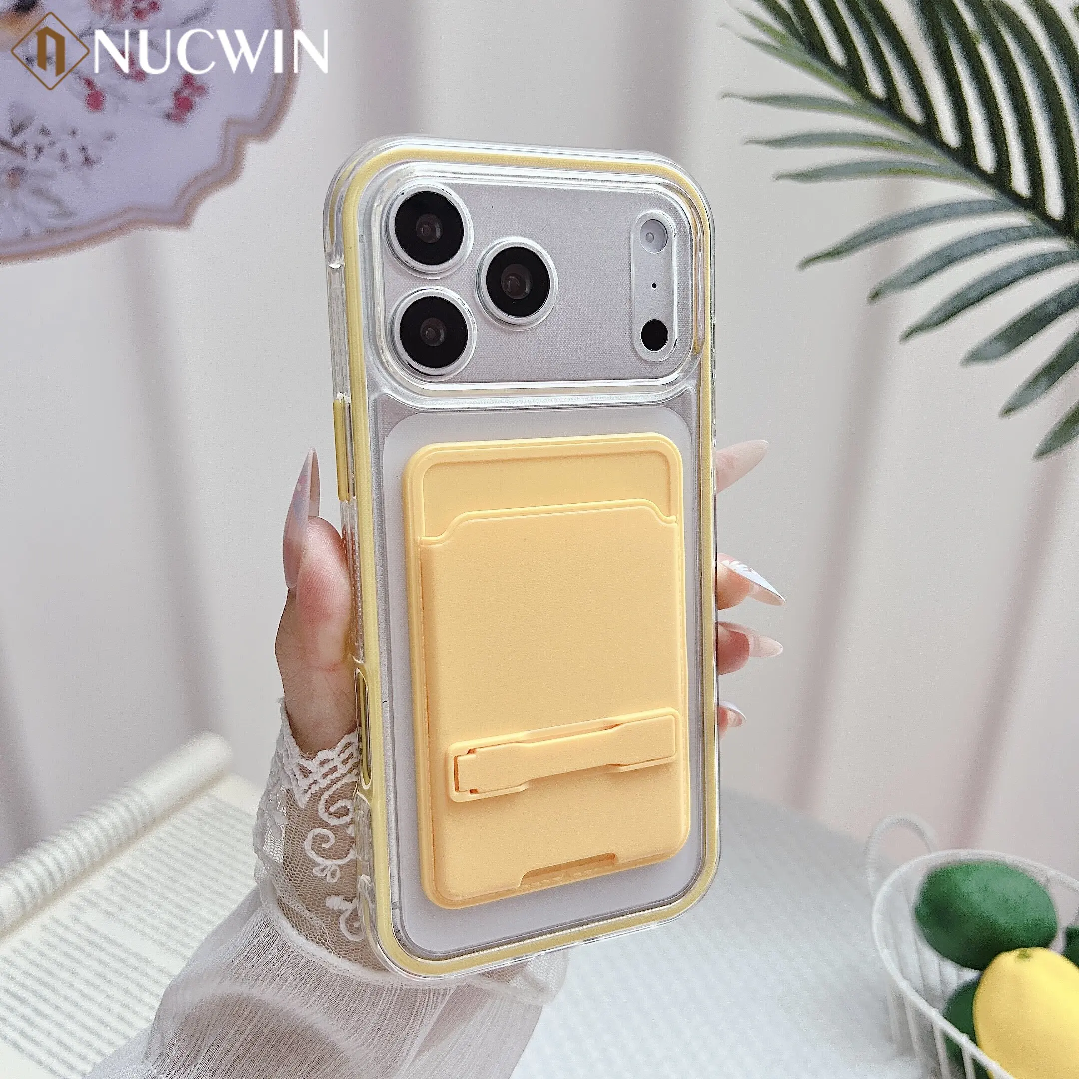 Vibrant Dual-Function Wallet Phone Case with Card Slot & Anti-Slip Grip