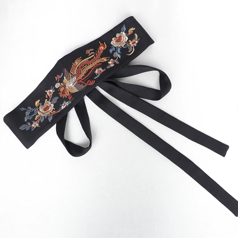Japanischen Stil Stickerei Bund Frauen Ethnischen Stil Kimono Hanfu Kleid Dekor Taille Gürtel Haori Obi Yukata Kummerbunds Korsett – Detail 12