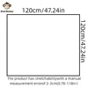 Baby blanket square shape pure color bamboo fiber soft and comfortable120cm*120cm 2