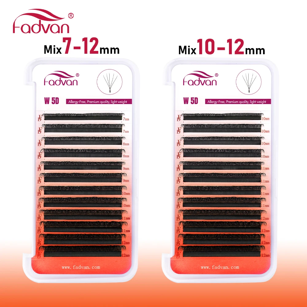 FADVAN YY Shape Lashes Premade Volume Fans Fox Eyes Eyelashes Faux Mink Eyelashes Brazilian Volume Natural Soft fake eyelashes
