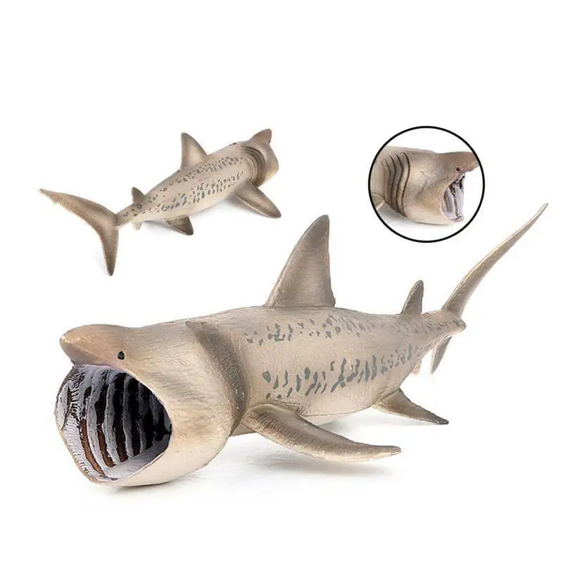 

Portable Ocean Basking Shark Animal Figures Models Fun Early Educational Toy Shark Ornaments For Environmental Awareness