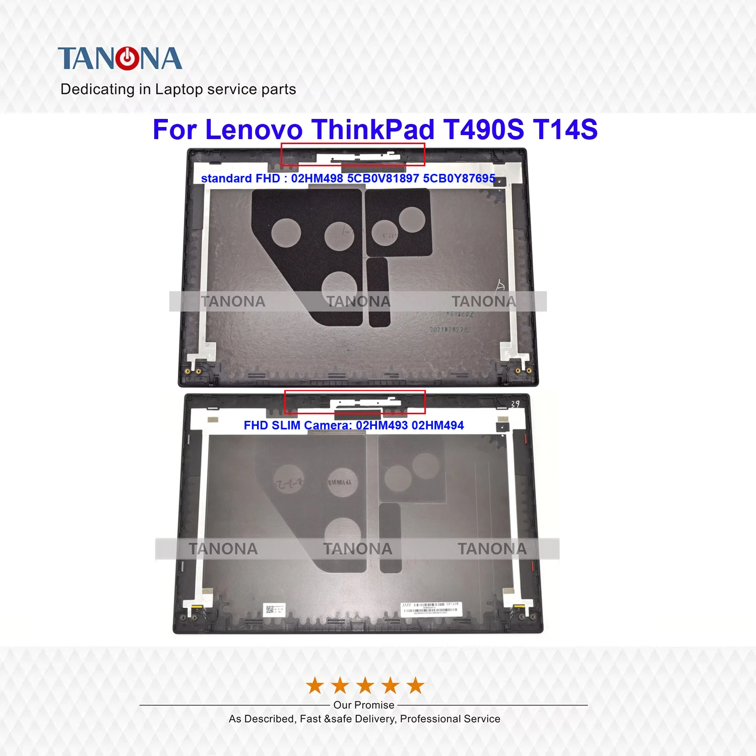 Lenovo ThinkPad T14 1 Copertura LCD Posteriore Nera 02HK963 | Acquisti Online Su - Foto 13
