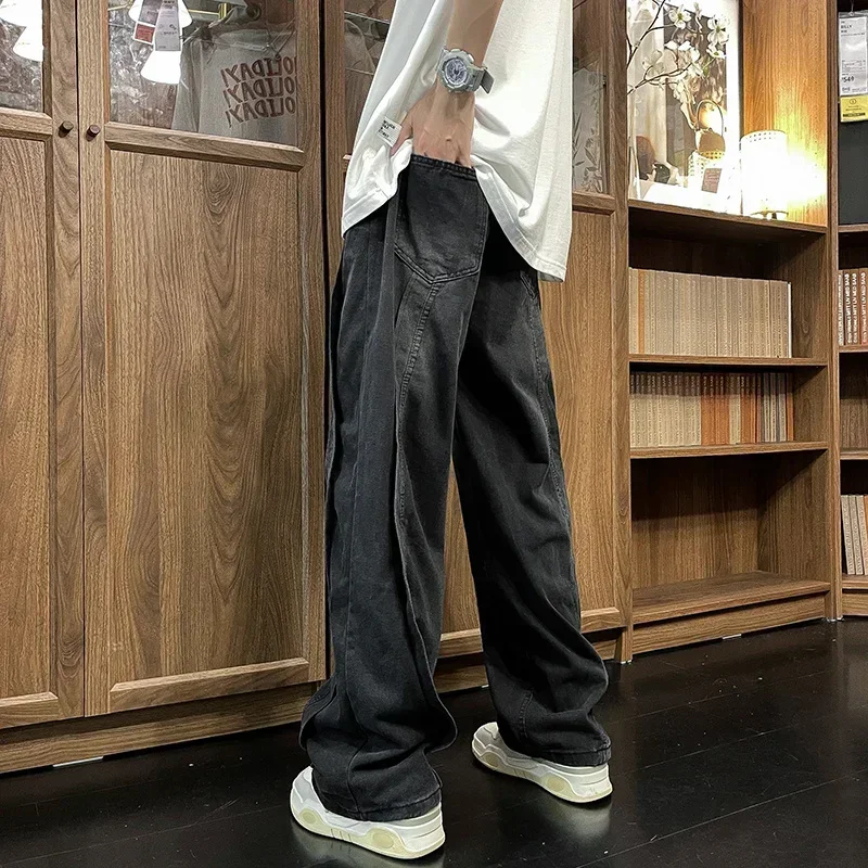 パンツ 90s ficce uomo side zip wide pants Y2K s-l1200.jpg