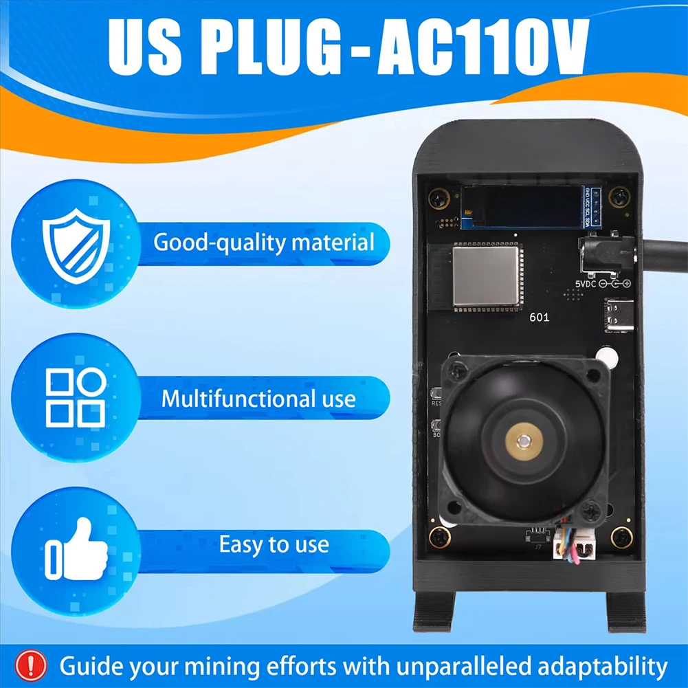 Open Source 601 Solo Bitcoins BTC Miner 1.2TH/s 15W/th BM1370 Asic Bitaxe Gamma ESP32-S3-WROOM-1 WiFi Silent Crypto Mine Machine