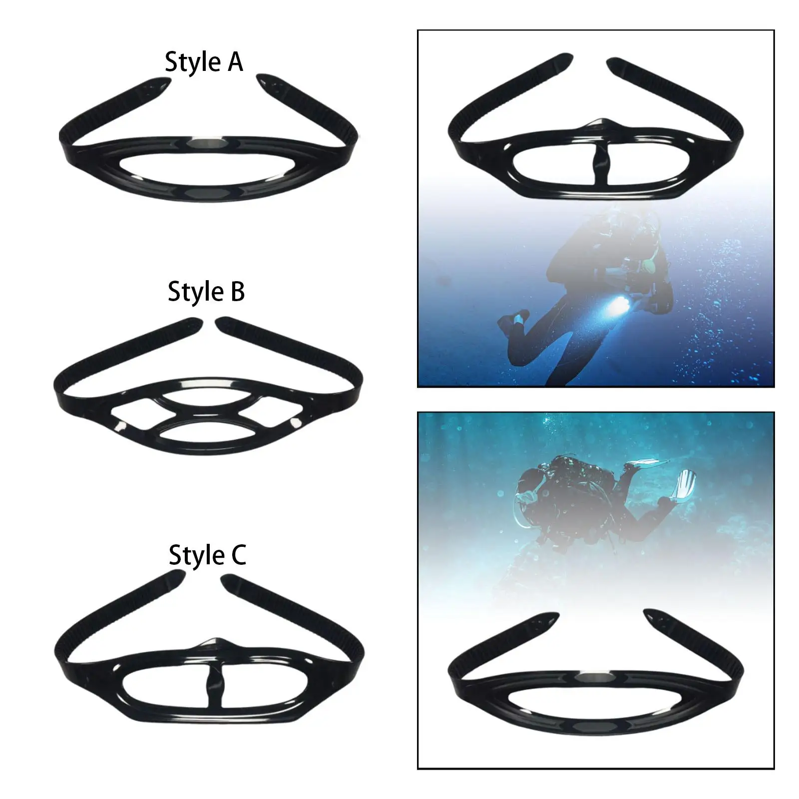 Diving Replacement Comfortable Silicone Diving Goggles Strap