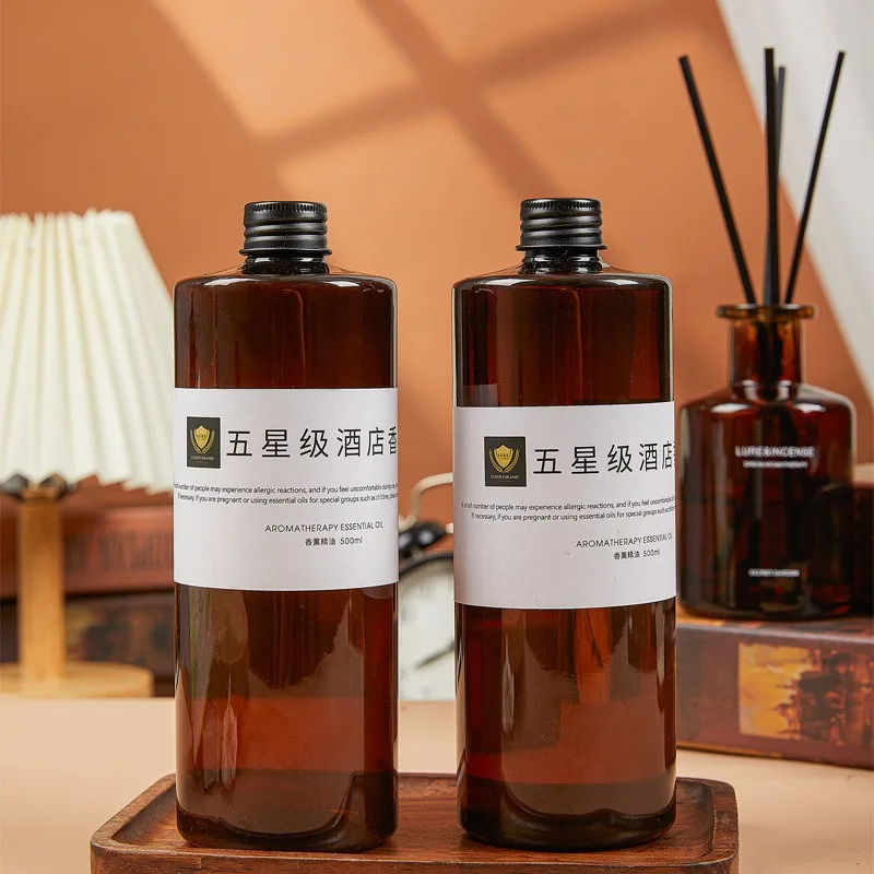 500mlHilton Hotel Fragrance Refill Premium ScentedOilforCommercial Diffusers, Toilet Air Freshener Deodorizer with Long Lasting