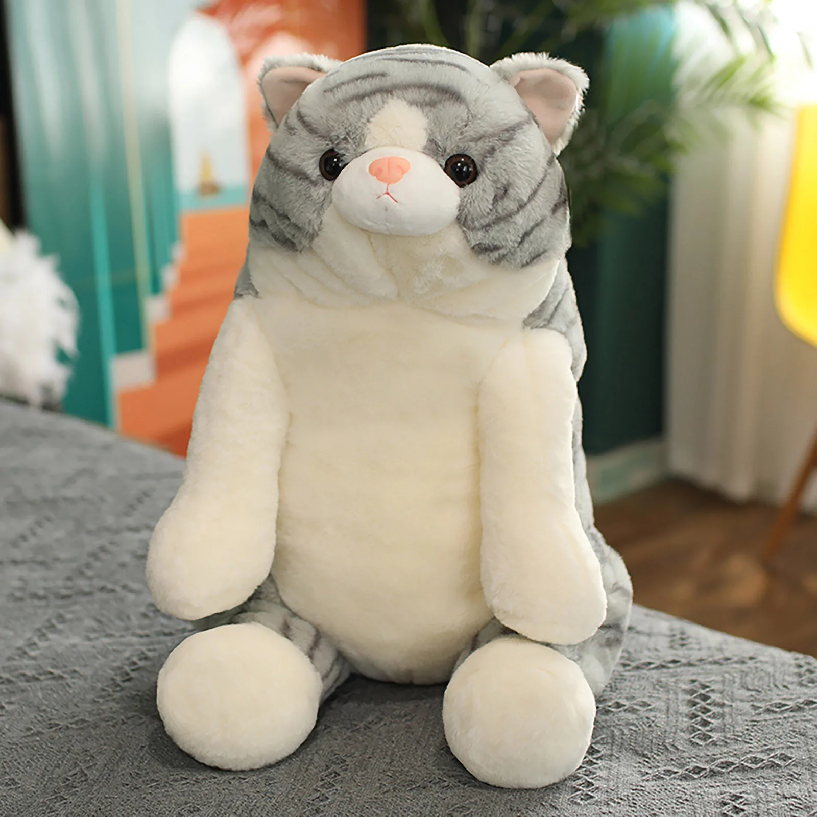 

Plush Snake Cute Fat Cat Little Lazy Cat Plush Doll Suitable For Birthday Gift Beautiful Plush Doll For Friends Asking Us Plush