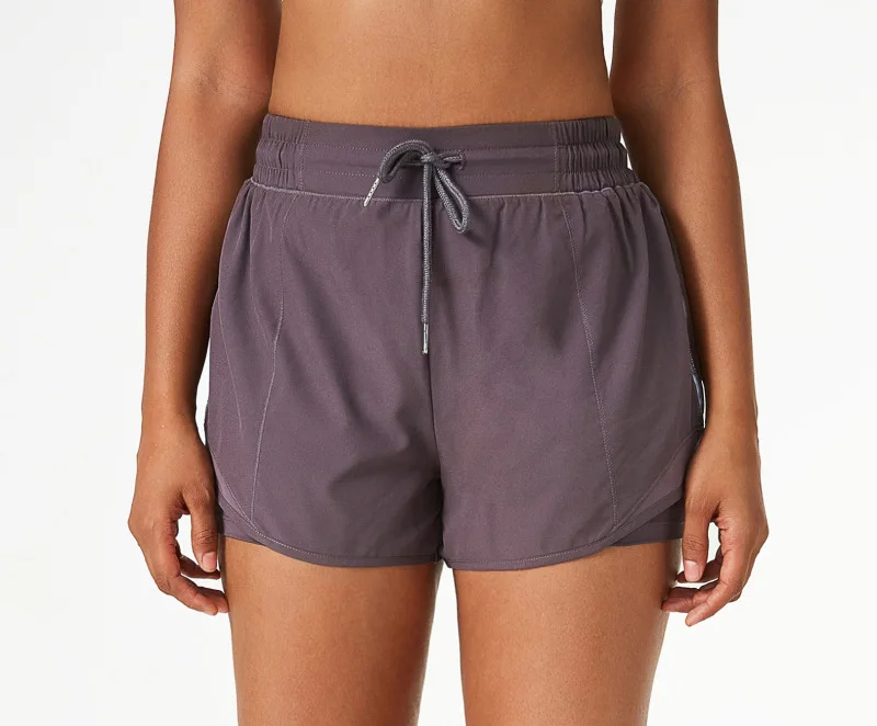 

Women's Yoga Quick Drying Fitness Shorts With Printed Patterns