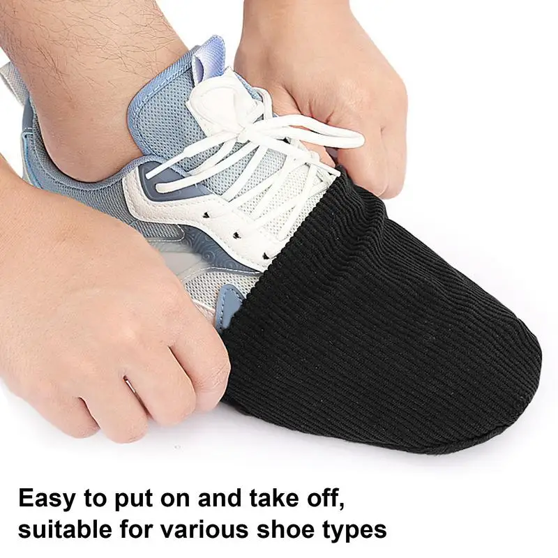 Elastic Band Bowling Shoe Sliders Smooth Sliding Bowling Ball Shoes Covers Velvet Bottom Shoe Sliders Slide Accessories 1pc