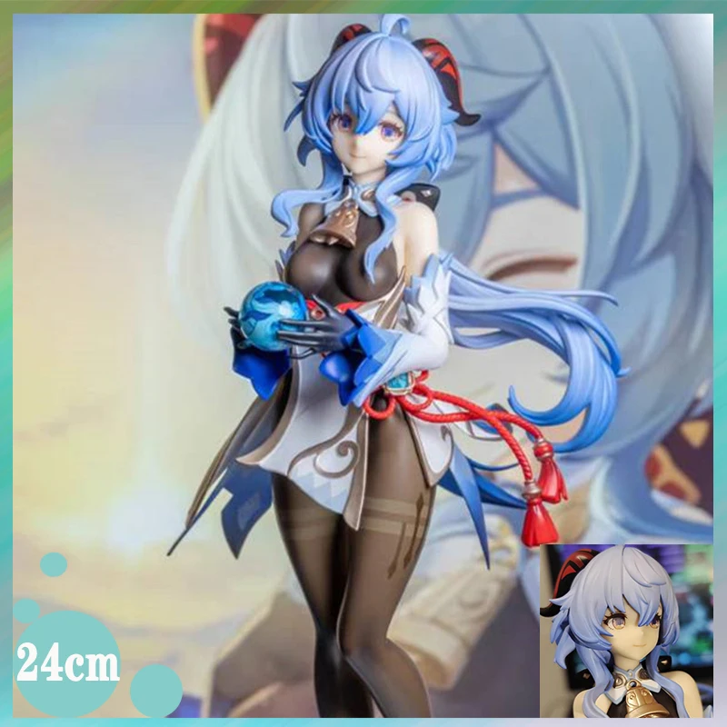 

Kawaii Genshin аниме экшн-фигурка Ganyu 1/7 статическая фигурка игра Genshin ударная Статуя Модель Коллекционная декоративная кукла подарок