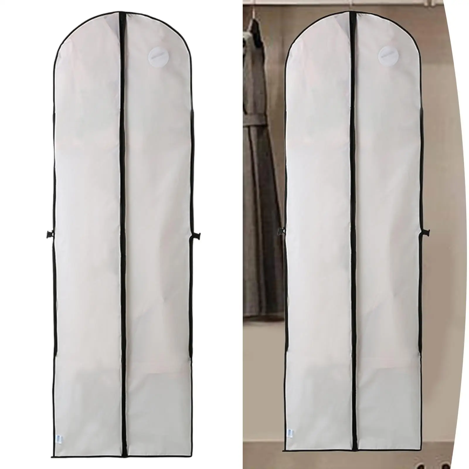 Garment Bags Gown Robe Storage Bag Waterproof Dual Use Suit Garment Cover Long