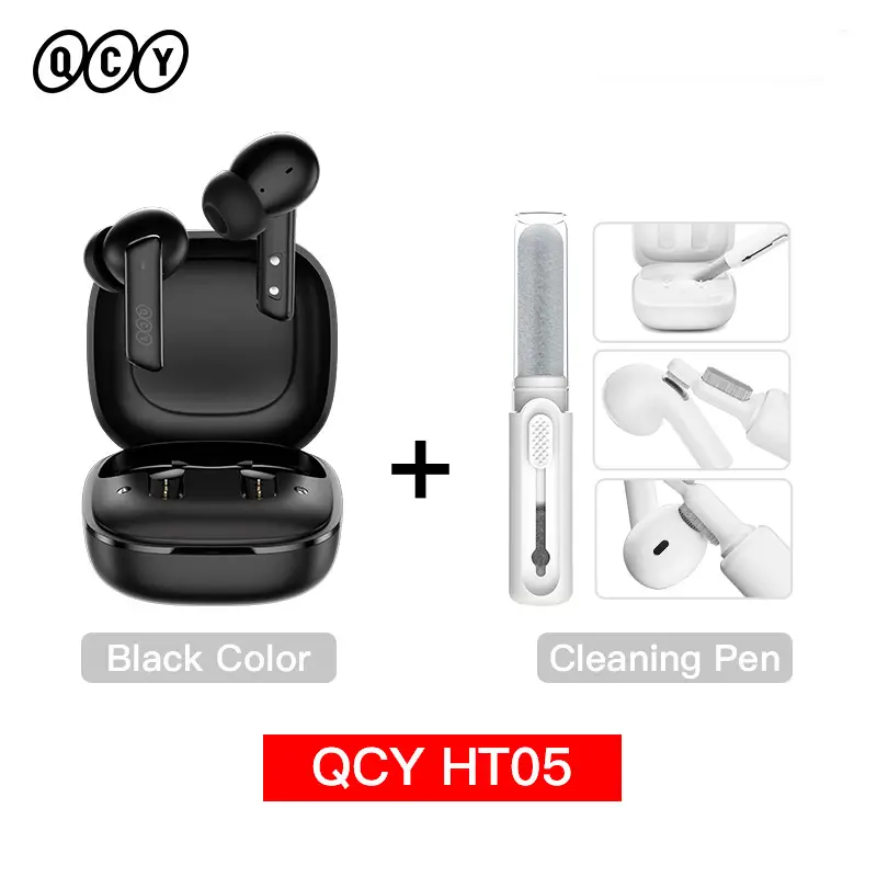 QCY HT05 ANC Wireless Earphone 40dB Noise Cancelling Bluetooth 5.2 Headphone 6 Mic ENC HD Call TWS Earbuds Transparency Mode - Image 14