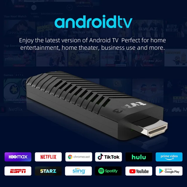 TVR3 PLUS Android TV Stick with 2.4G Wifi Brand RAM 1GB ROM 8GB 4K IR Remote DC 5V 2A Youtube Streaming Media TV BOX 3 TVR3 PLUS Android TV Stick with 2.4G Wifi Brand RAM 1GB ROM 8GB 4K IR Remote DC 5V 2A Youtube Streaming Media TV BOX 3