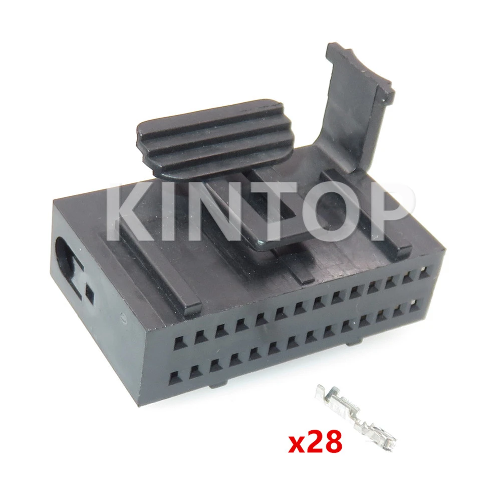 

1 Set 28 Pins Car Small Power Electrical Connector Automotive Low Current Wire Cable Unsealed Socket Auto Parts