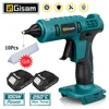 Electric Hot Glue Gun Cordless Heat Gun Battery Hot Silicone Gun DIY Hand Tool  for Makita 18V Battery with 10 Hot Melt Adhesive 1