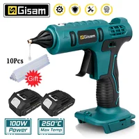 Electric Hot Glue Gun Cordless Heat Gun Battery Hot Silicone Gun DIY Hand Tool  for Makita 18V Battery with 10 Hot Melt Adhesive 1
