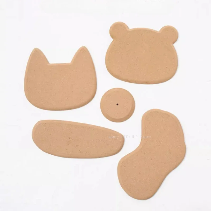 Pottery Tools for Ceramic Plate Forming Density Board Blank Release Mud Board Hanging Clay