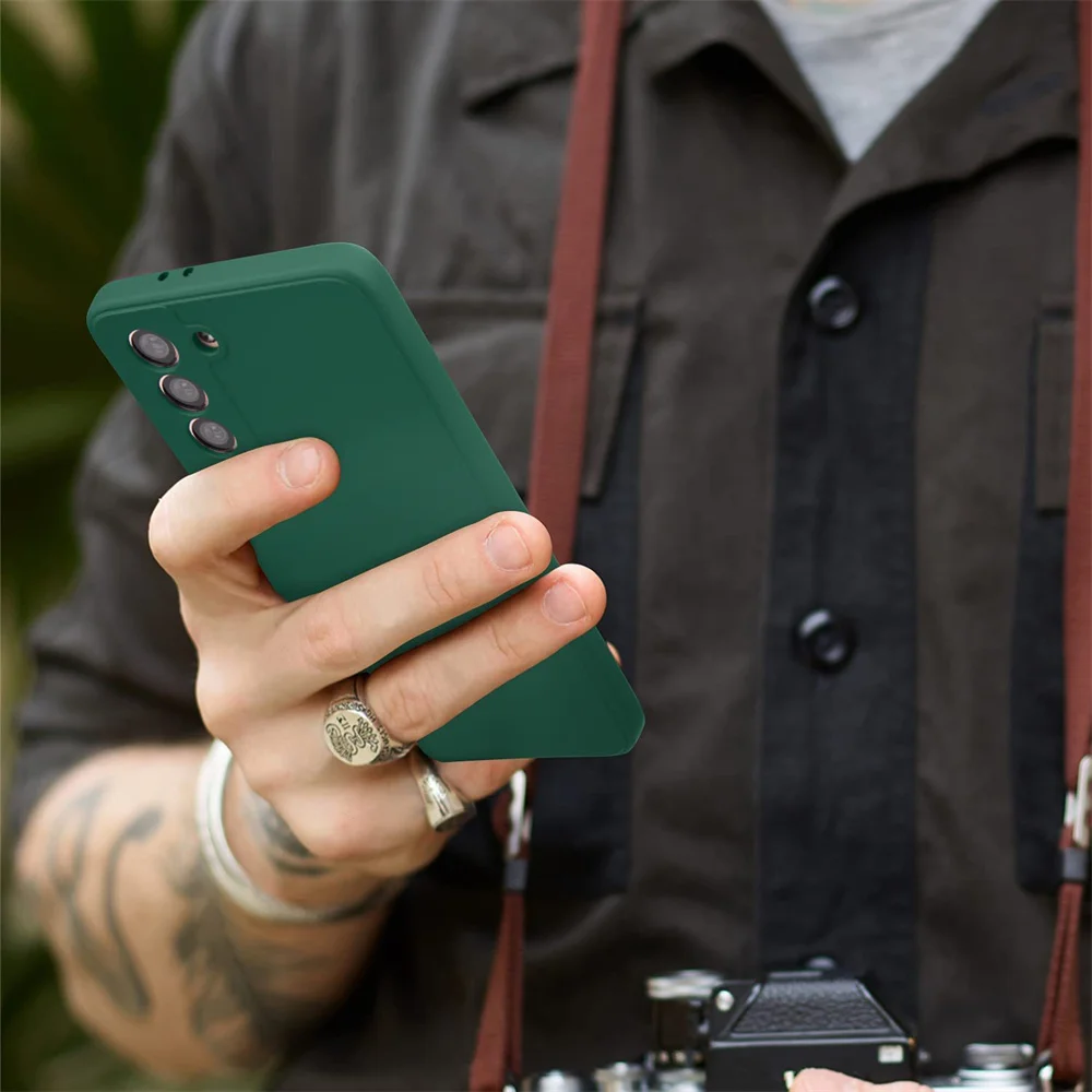 Liquid Silicone Soft Back Phone Case - Enhanced Protection and Sleek Design