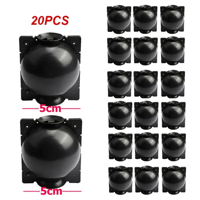 5cm Black 20pcs