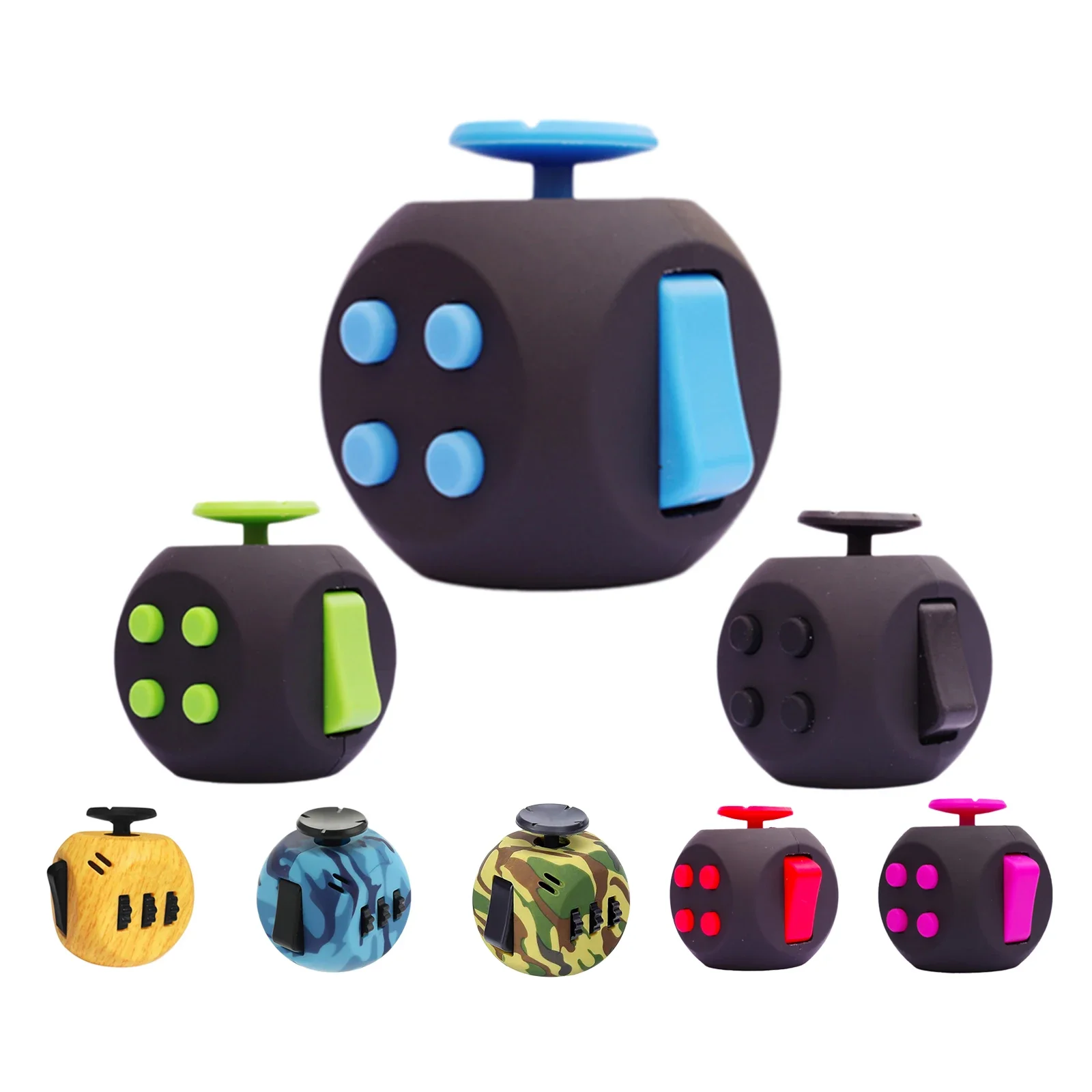 lados Fidget Cube juguetes sensoriales para adultos y niños con