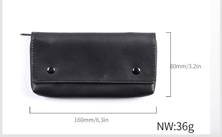 Leather Tobacco Pouch Case for Smoking Pipe Cigarette Accessories Portable Smoking Pipe Case Organizer