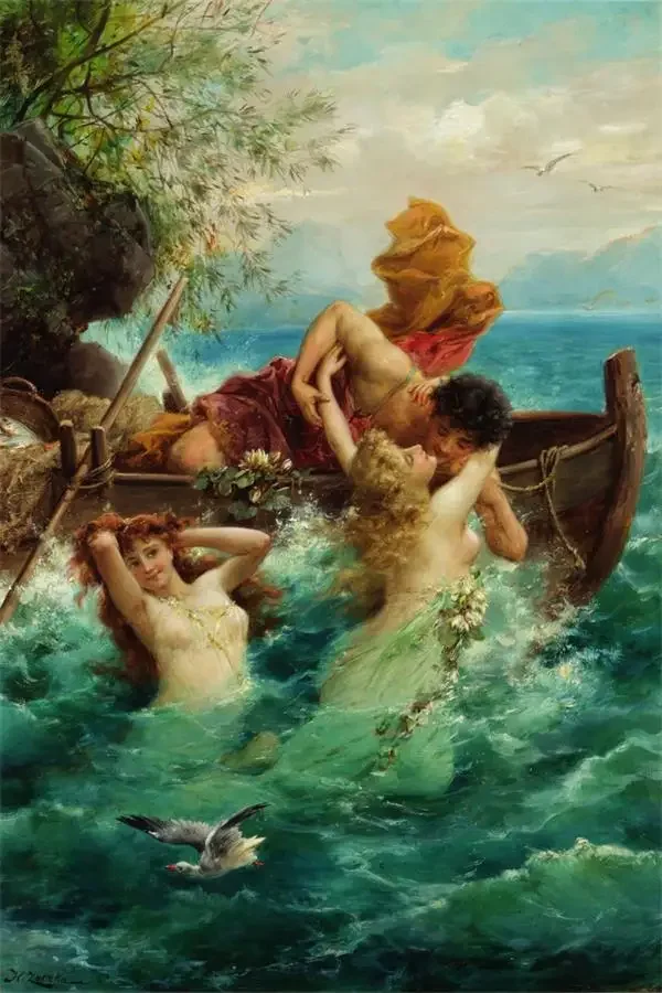 thumbnail image 1 of Reproducciones de pinturas de Hans Zatzka, estética renacentista, impresiones, póster, dama noble en el jardín, pintura en lienzo, arte de pared, cuadros, 1 of 5