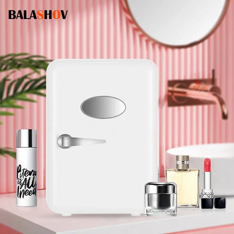 Hot Sale 8L Small Beer Cooler Mini Beauty Fridge With Mirror Cosmetic  Makeup Skincare Car Refrigerators Nevera Pequena - Buy Hot Sale 8L Small  Beer Cooler Mini Beauty Fridge With Mirror Cosmetic