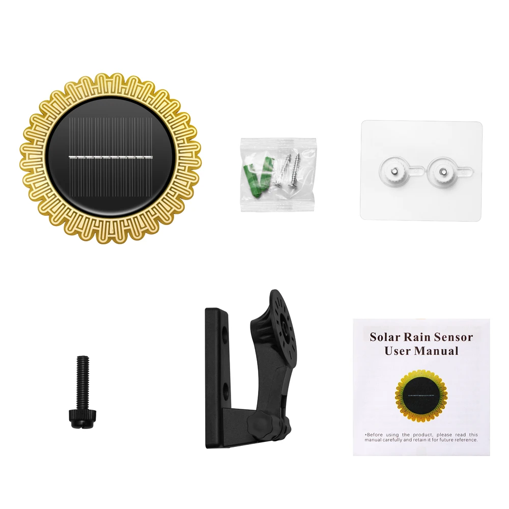 Tuya Smart Zigbee Sunlight Rain Sensor Solar Charging Real-time Rainwater Detect