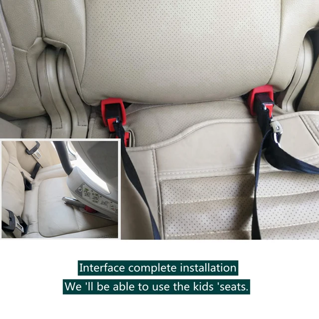 Kit de montaje de anclaje de sujeción de asiento infantil Universal para  coche, Conector de cinturón ISOFIX en SUV compacto y Hatchback para  vehículo todoterreno - AliExpress
