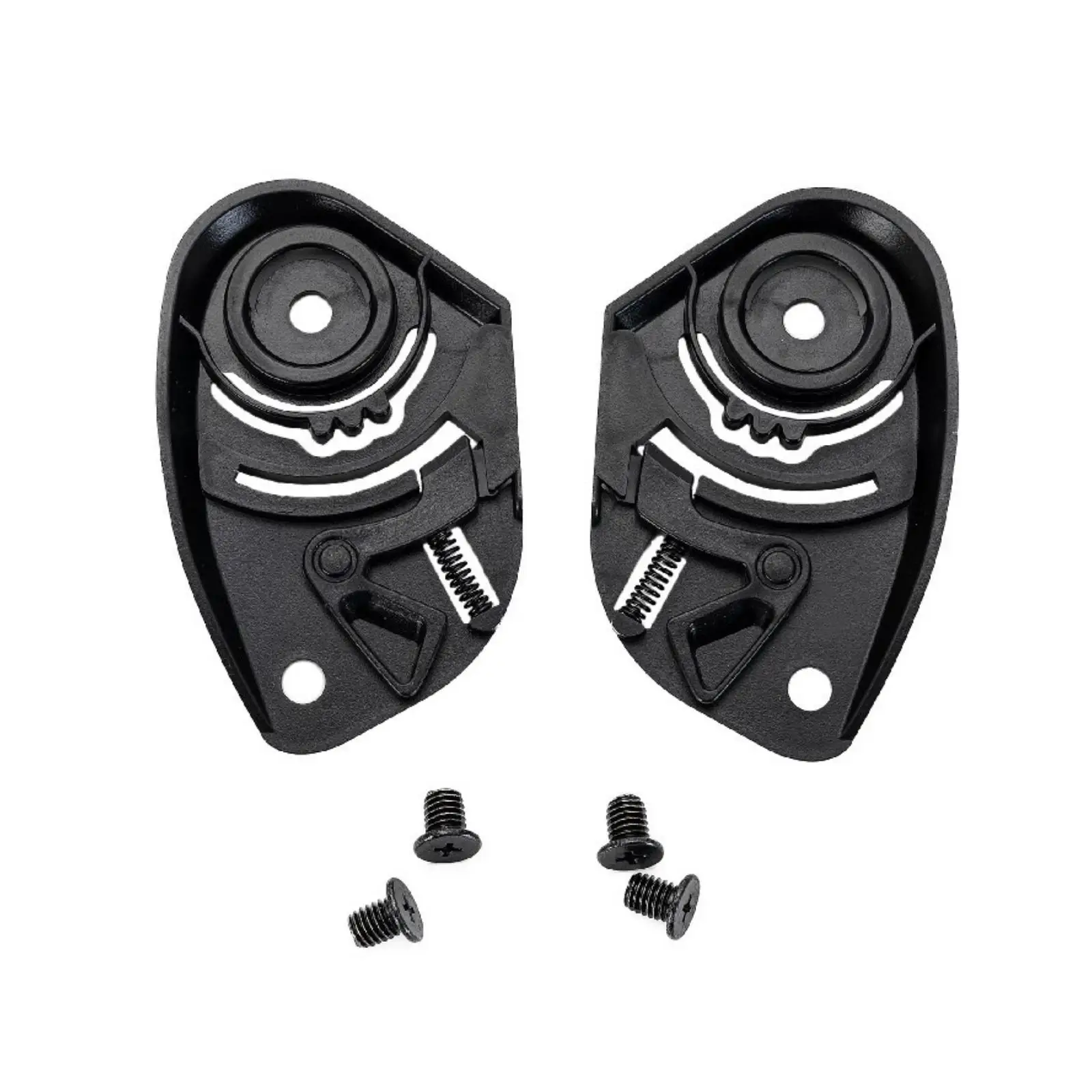 2Pcs Open Face Helmet Bases Visors Base Plate Practical Accessory Sturdy Helmet Lens Bases Replacement for GP