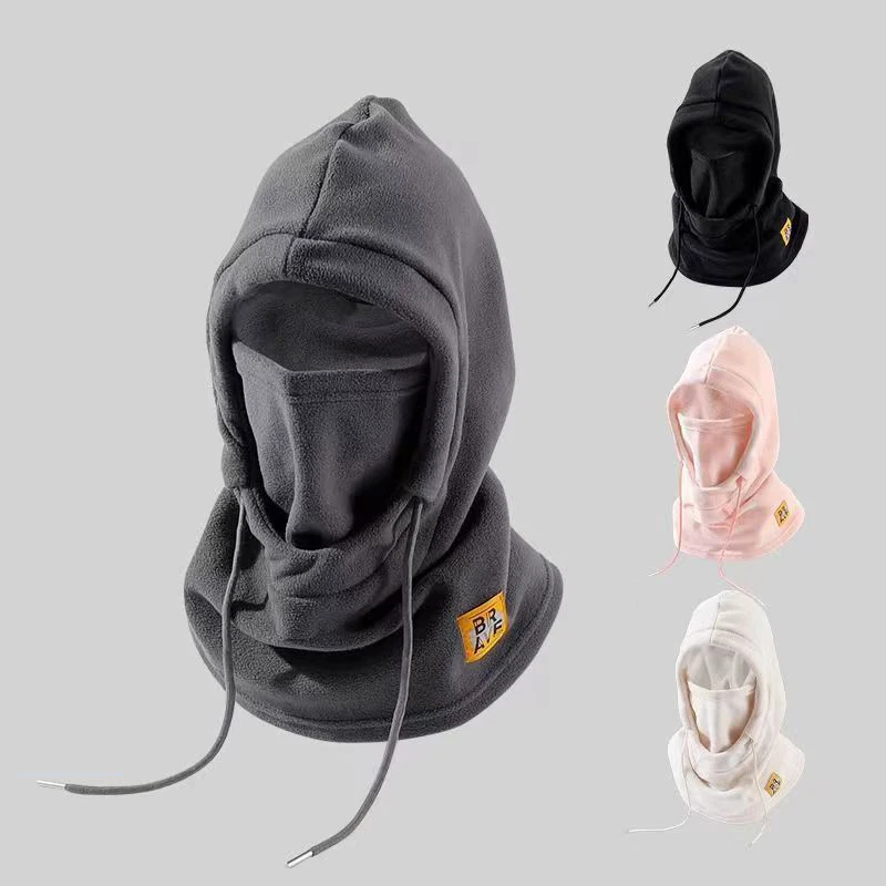 Winter Warm Hat Beanies With Mask And Neck Warmer 4-in-1 Windproof Balaclava For Men And Women Cycling Cold Weather Protection 6