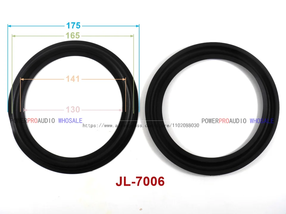 Kit Subacqueo Kit Di Riparazione Schiuma Casse Audio (2 Pezzi) - Anelli Di Schiuma Surround Per Altoparlanti E Subwoofer Da 2", 2.5", 3.5" Kit Fai Da Te Riparazione Casse - Foto 4