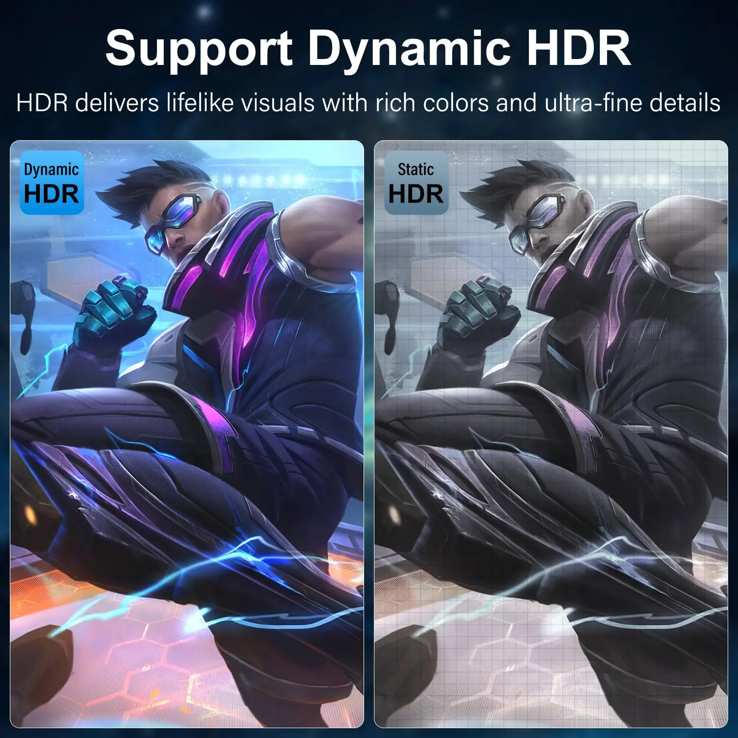 ̹  ׷ ī ޱ ÷ Ʈ 2.1 ̺, 90    DP2.1, 8K, 60Hz, 16K, 60Hz