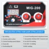 3-in-1 Digital ARC MIG TIG Welder Inverter Welding Machine IGBT Welding for Carbon Steel Iron Metal  0.6/0.8 /1.0 Welding Wire 4