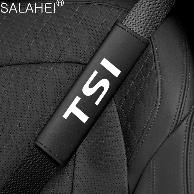 Car Seat Belt Shoulder Cover Decompression Comfort Protector Pad Accessories For Volkswagen VW TSI Polo GLI Golf 7 6 5 MK7 MK4